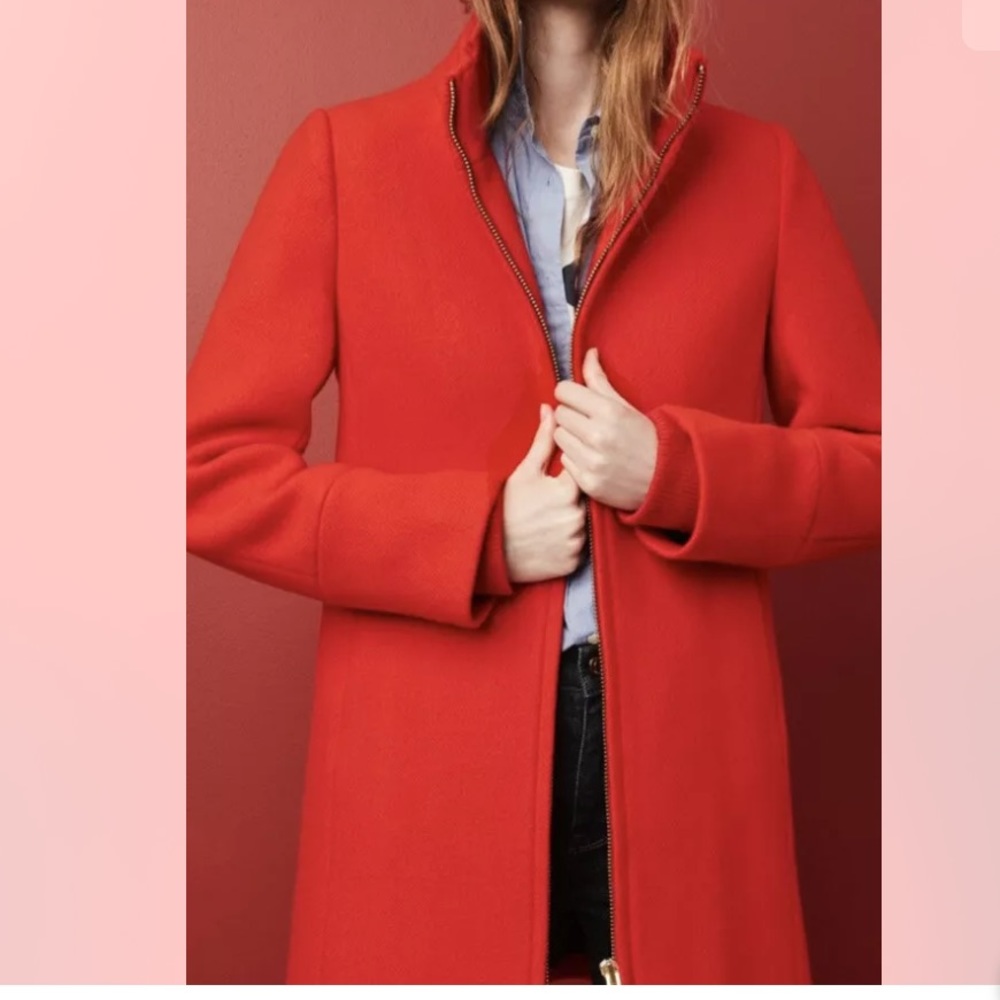 J. CREW Cocoon Coat in Italian Stadium-Cloth Wool - Picture 1 of 6
